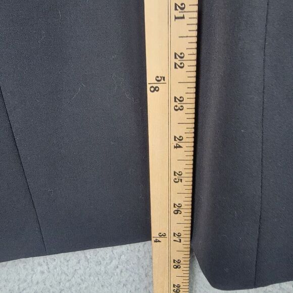 Jones New York Blazer Jacket Womens 22W Black Olivia Stretch Embroidered Lined - Picture 12 of 12